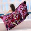 HazbinS H-Hotels Beach Towel Colorful Bath Towels For Girl Microfiber Quick Dry Sand Free Beach Yoga Spa Gym Pool