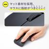 Sanwa Supply Silent Wireless IR LED Mouse (3-Button, Slim) MA-WIS3117BK
