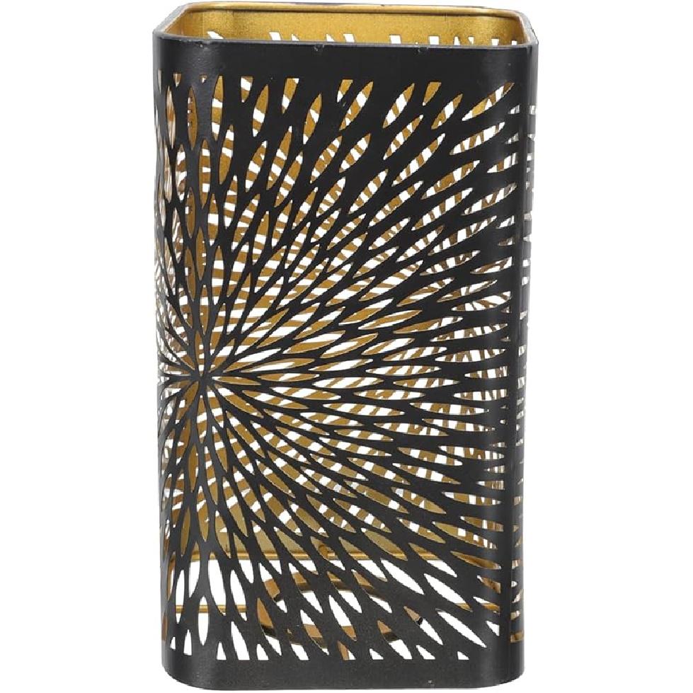 Metal Lamp Shades Hollow Carved Lampshade Iron Lamp Cover Modern Style Decorative Lamp Shade for Table Chandelier Wall Lamp, Flower Carved
