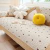 Sofa Cover Cotton For All Seasons Home Sofa Cushion Printed Anti Slip Seat Cover Modern Sofa Cover Cloth Backrest Armrest Pad