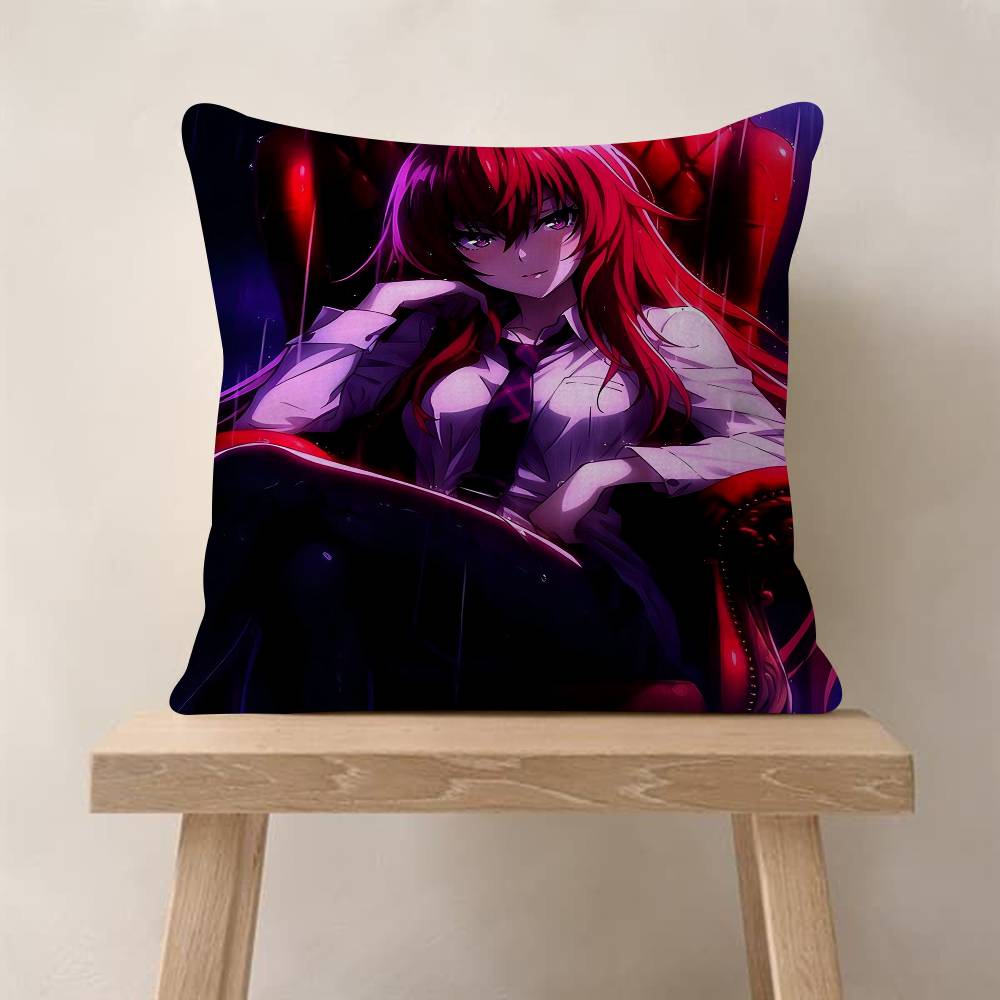 Anime HHigh School DxD Cushion Cover Inches Farmhouse Decor Home Throw Pillow Covers For Couch Decorations
