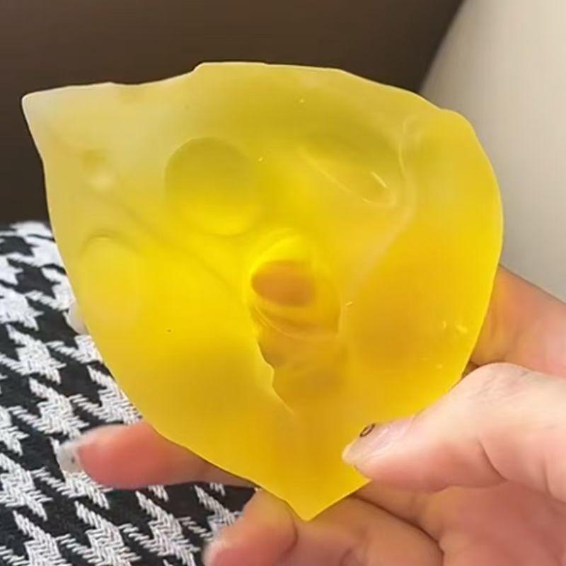 Squishy Maltose Honey Cheese Square Fidgets Pinching Funny Soft Anti-Stress Slow Rebound Squeeze Sensory Tool Kids Adults Gifts