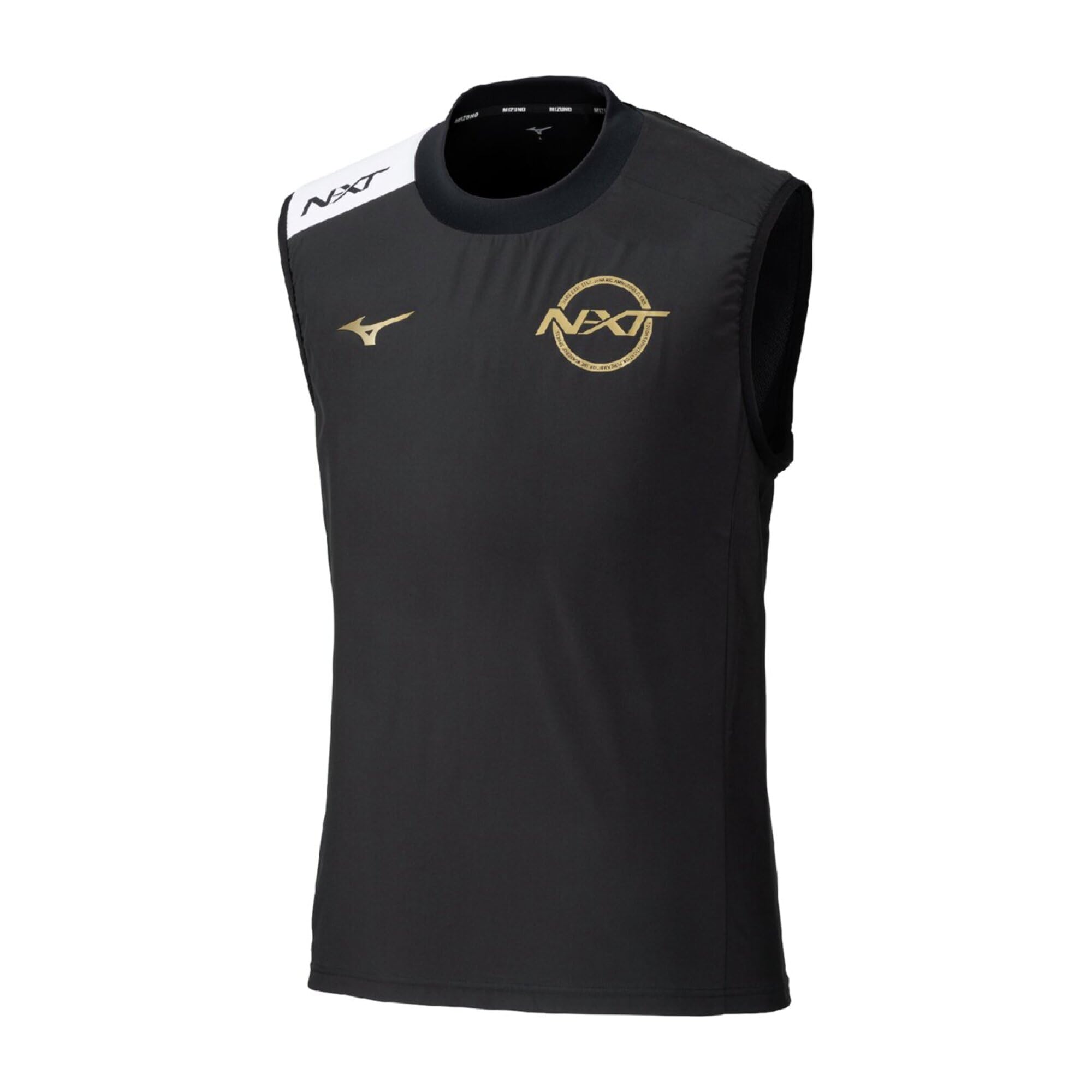 

Volleyball Wear Sleeveless Piste Breaker Shirt Club Activities V2MEC001 [Mizuno] N-XT Black/Gold