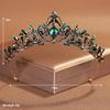 Bruidskleding Hoofddeksels Goudkleurig Dames Vol Klassiek Temperament Bruiloftskroon Meisje Verjaardag Schitterende Tiara's
