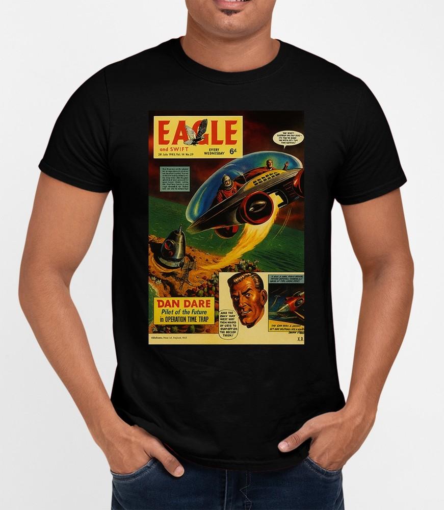 Dan Dare Eagle Comic  T-Shirt Cool Retro Movie Film Classic Tee Gift Xmas Unisex T-Shirt L