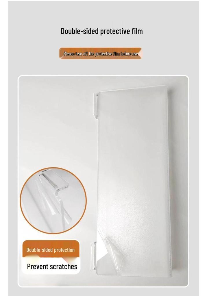 Acrylic Multi-Use Display Stand: Keyboard, Tablet, Magazine, Book, and Phone Holder