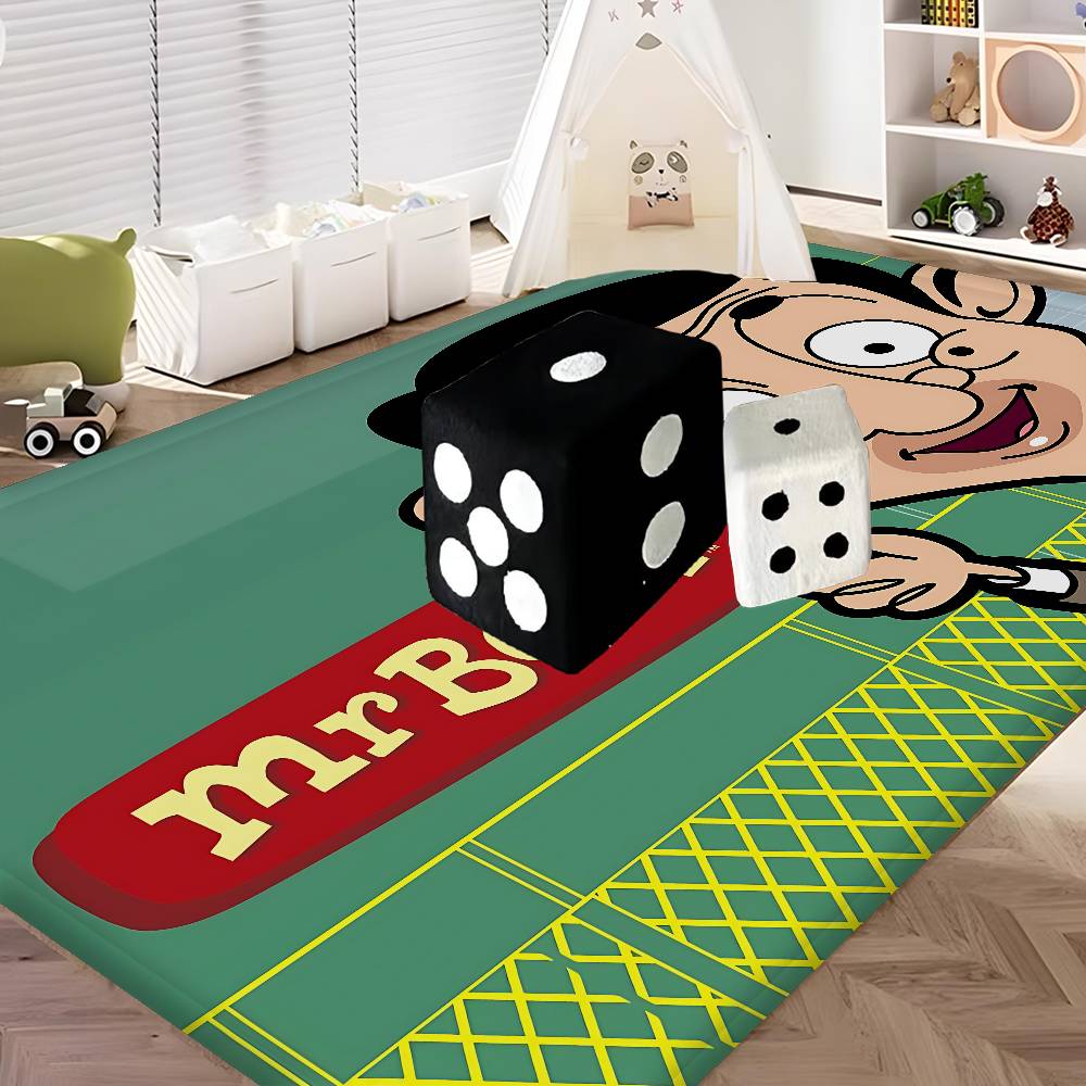 

Funny Cartoon Mr. Bean Entrance Door Mat Washable Non-Slip Living Room Sofa Chairs Area Mat Kitchen Welcome Doormat 40x60cm