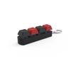 New 4 Keys Finger Keyboard Key Button Stress Relief Decompression Gadget Keycap Fidget Keychain Adult
