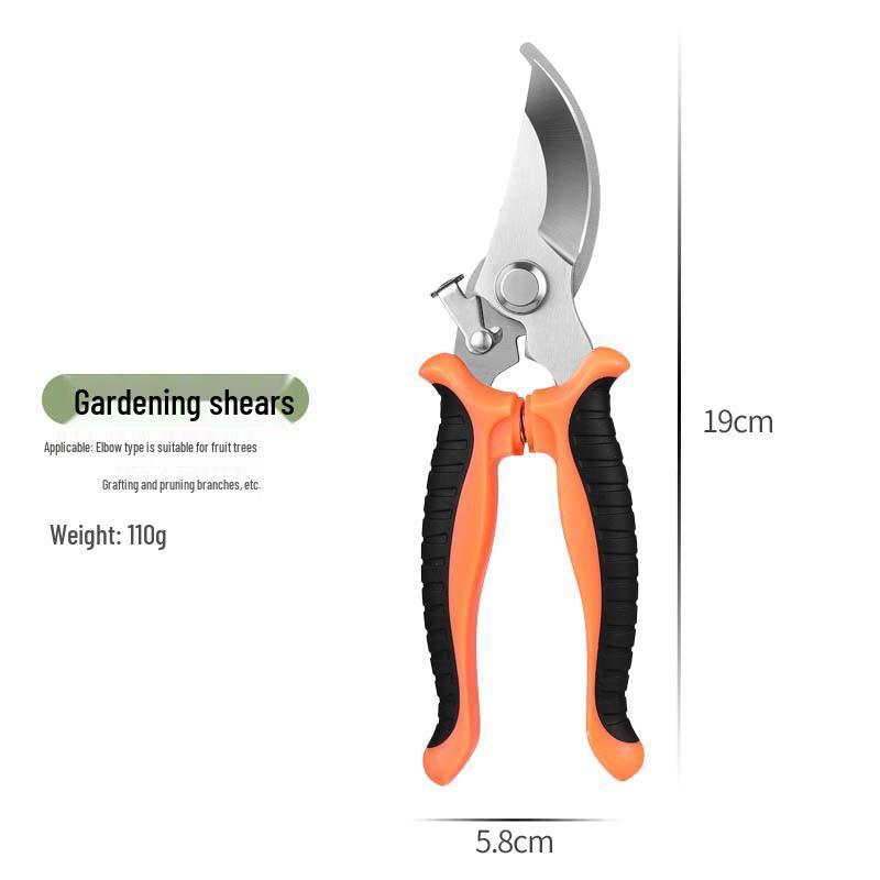 Multifunctional Stainless Steel Pruning Shears for Gardening, Grafting, and Flower Branches