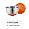 Mixing Bowl Eco-friendly Rust-proof Stainless Steel Mirror Finish Stirring Bowl