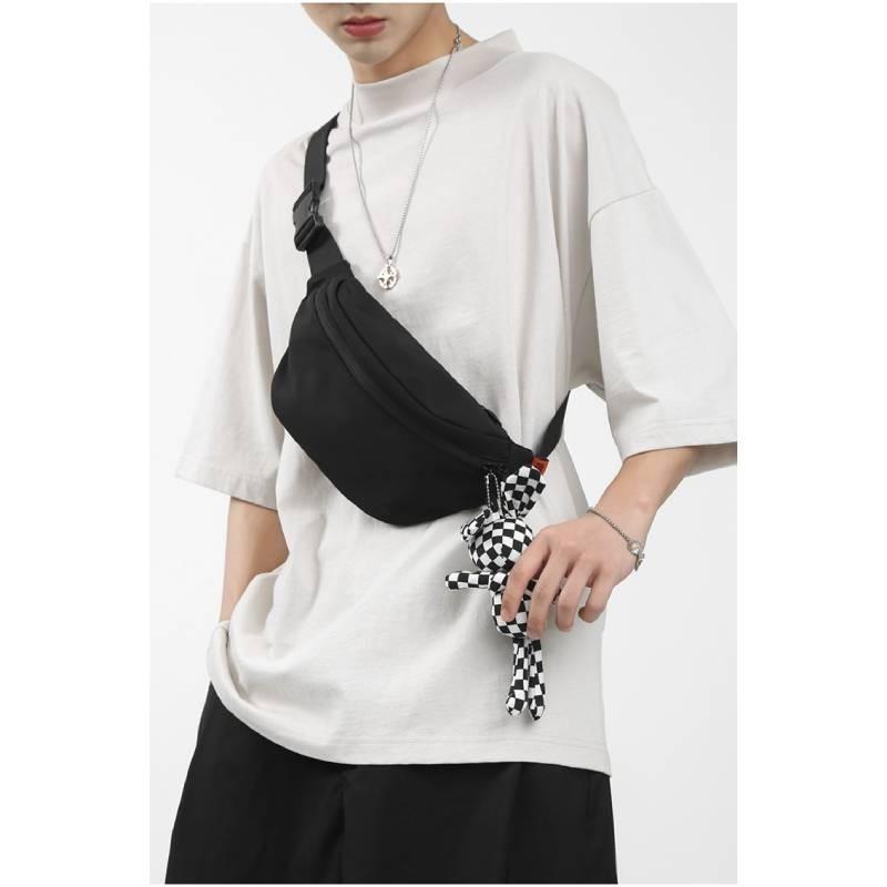 Trendy Street Style Fashionable Mens Chest Bag Nylon Waterproof Crossbody Bag