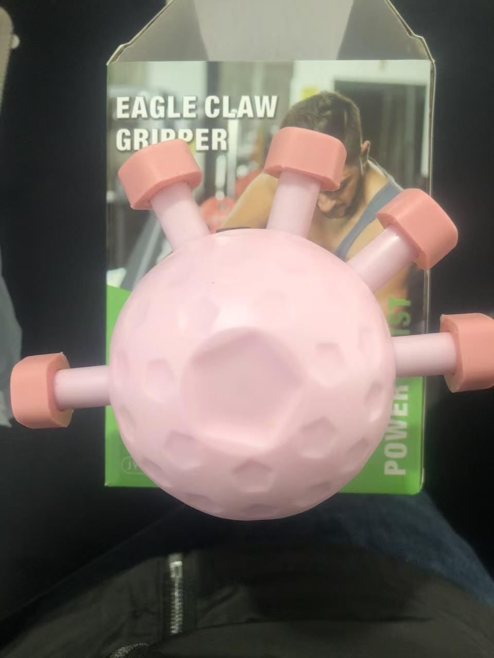 Cross-Border Five-Finger Grip Strength Trainer - Eagle Claw Ball 186g девчачий розовый
