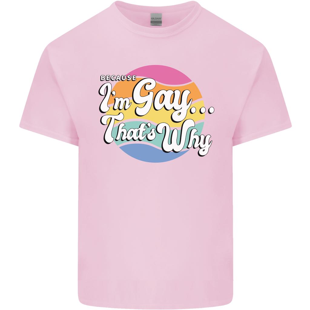 Proud To Be Gay LGBT Pride Awareness Unisexs Light Cotton TShirt