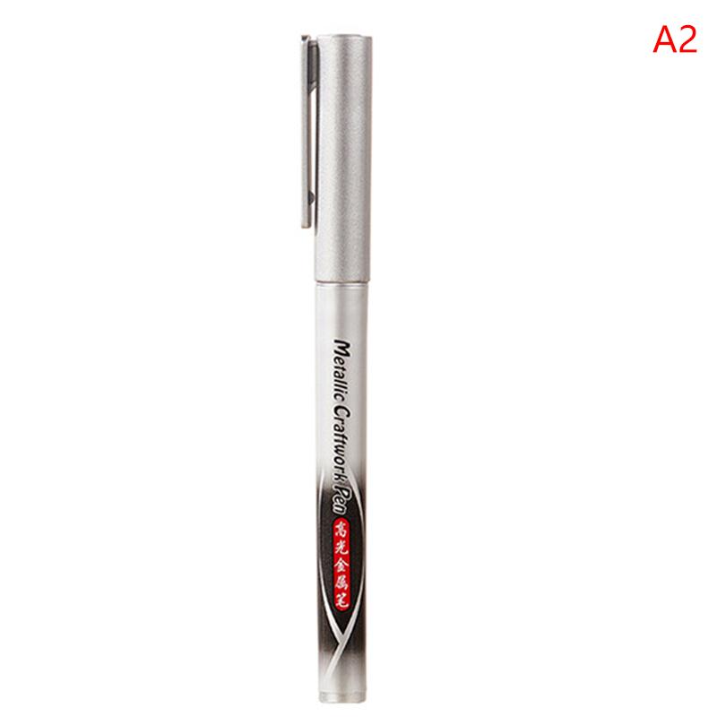 

Золотий Срібний Колір Ручка для рукоділля Водонепроникна Фарба Ручка для підпису Металева ручка Привітання срібний