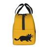 Cat Lunch Bag Women Reusable Cooler Thermal Insulated Lunch Box for School Multifunction Food Bento Box