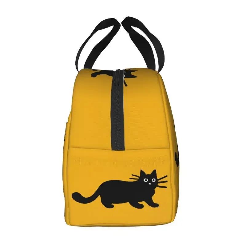 Cat Lunch Bag Women Reusable Cooler Thermal Insulated Lunch Box for School Multifunction Food Bento Box