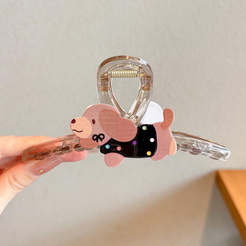 Elegant French Retro Small Shark Hair Clip for Thin Hair
