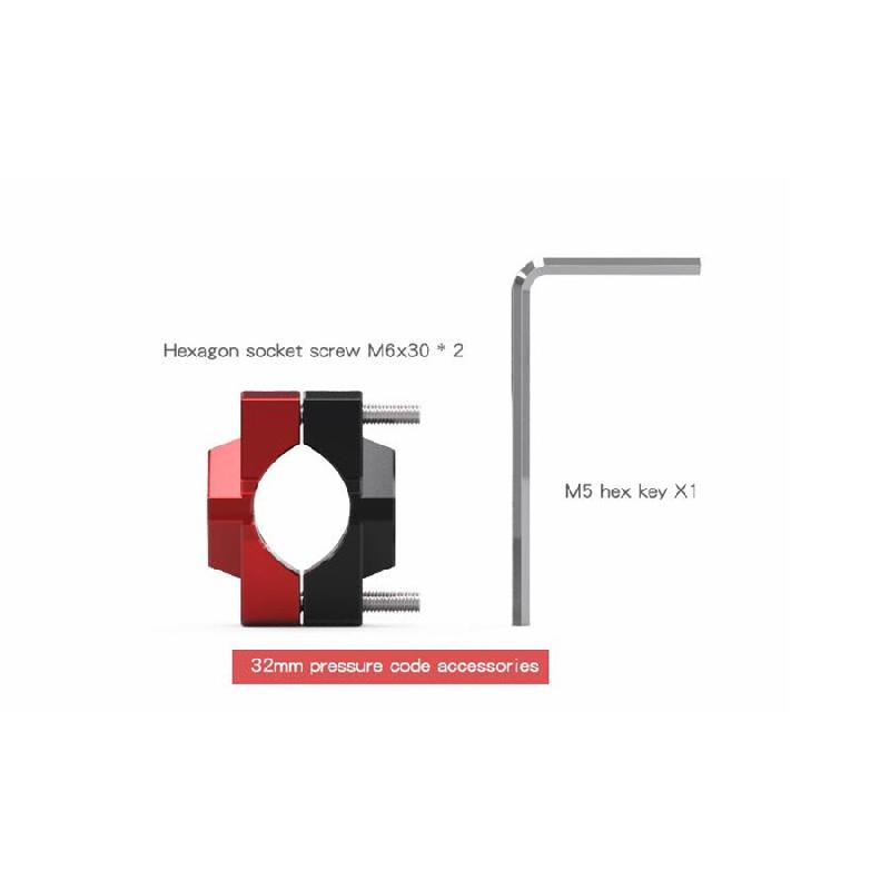 New 1x 32mm Motorcycle Stent Modification Accessories Spotlights Fixed Bracket Stent