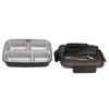4 Compartment Leakproof Lunch Box 304 Stainless Steel Bento Lunch Box  For Picnics