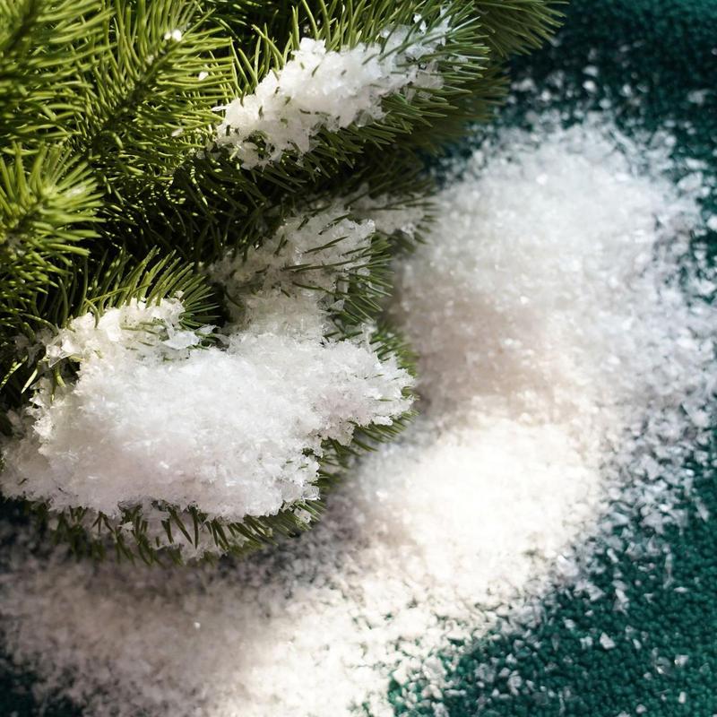 50g Christmas Fake Snow Decor Christmas Artificial Dry Snow Powder Christmas Party Decoration Fluffy Fake Snowflakes Decor Props