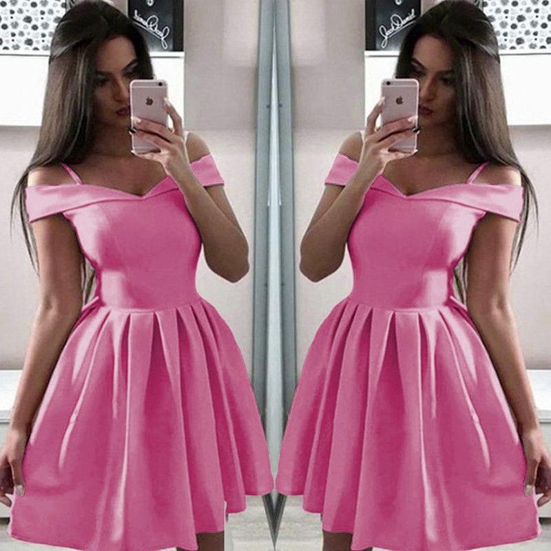 New Women's Clothing Suspender Waist Pleated Dress Midskirt Hot Sexy Dress