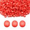 Perles Flocons de Neige en Argile Polymère Faits Main pour Bijoux DIY - 100 Pièces
