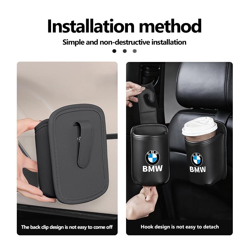 ADZW9 Car Rear Seat Cup Drink Holder Back Seat Hanging Storage Hook For BMW M 1 3 4 5 6 7 Series M3 M6 F01 F02E34 E36 E70 F10 X6 X1