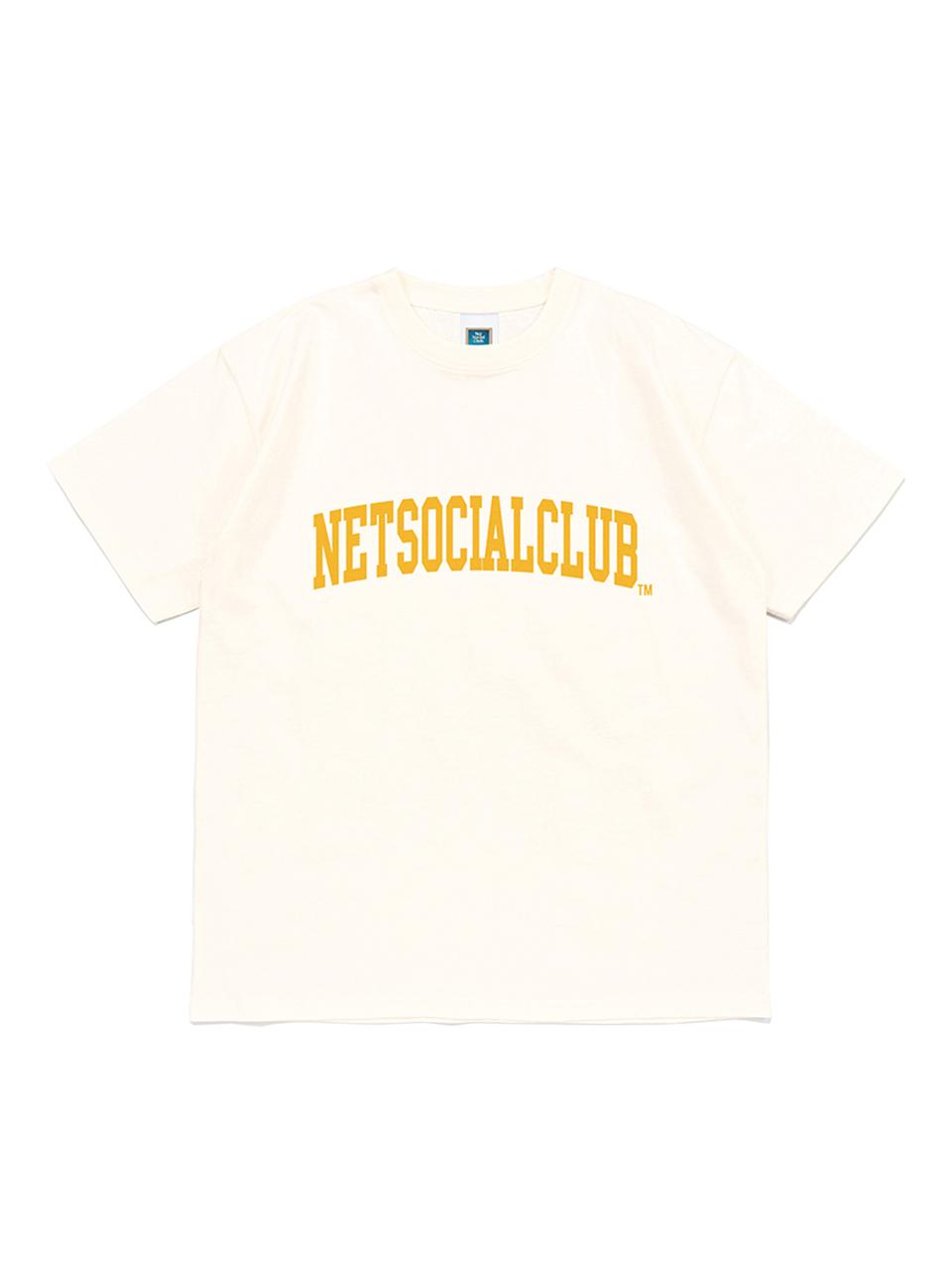 Net Social Club Arch Logo Tee (Ivory) Ivory/S