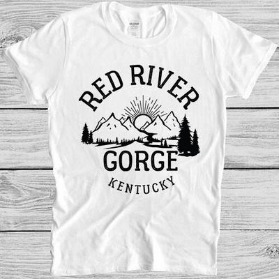 Red River Gorge Hike Kentucky Parks Hiking Funny Meme Gift Tee T Shirt M1212