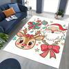 1pc Christmas Santa Claus and Reindeer Anime Cartoon Design Office Chair Mat Non-Slip Carpet Festive Gift Suitable for Home Decor Living Room Bedroom