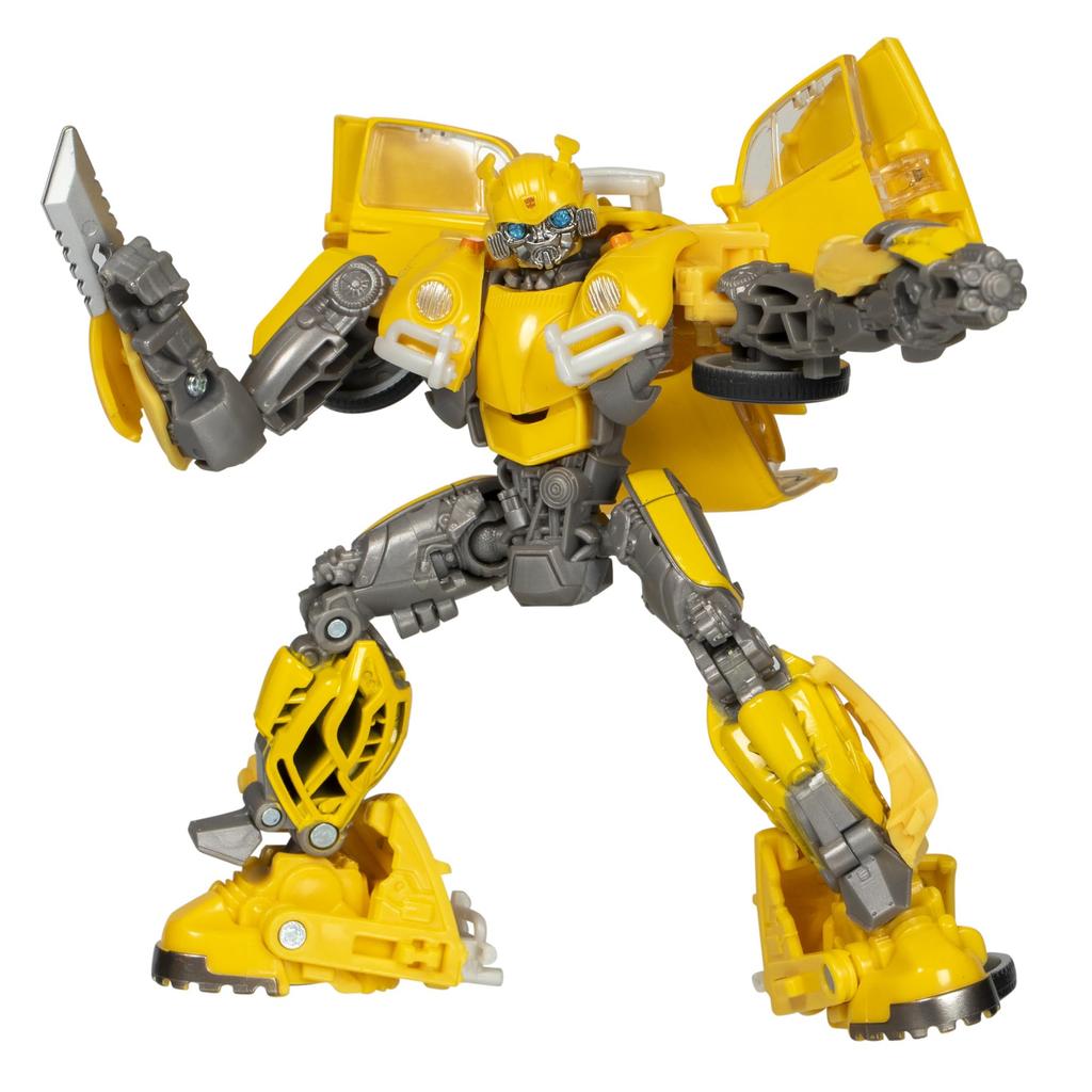 Transformers Toys Studio Series Deluxe Class Bumblebee 117 Bumblebee 4.5-inch Transforming Action Figure Ages 8+
