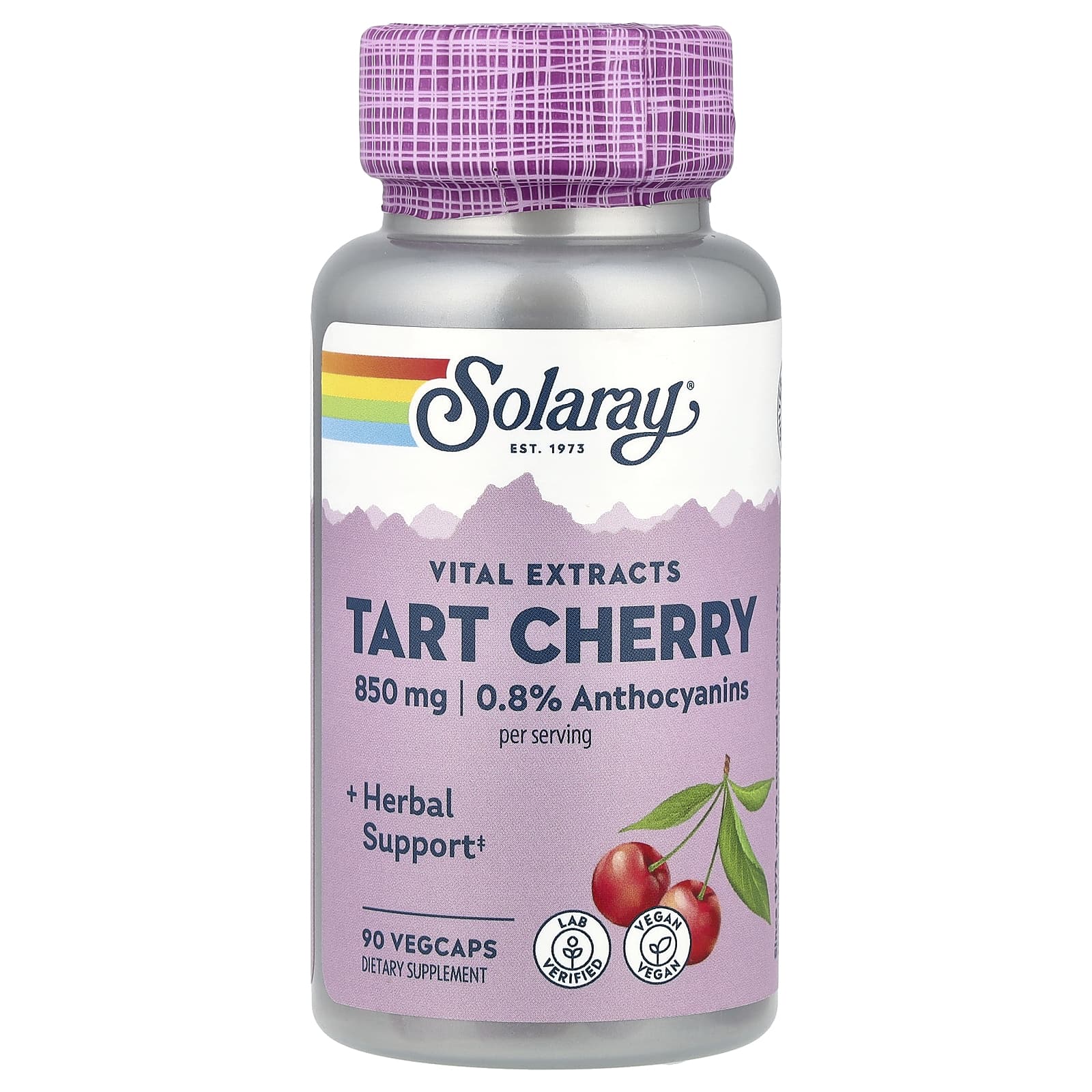 

Vital Extracts, Tart Cherry, Veggie Capsules, 90 (425Mg per Capsule)