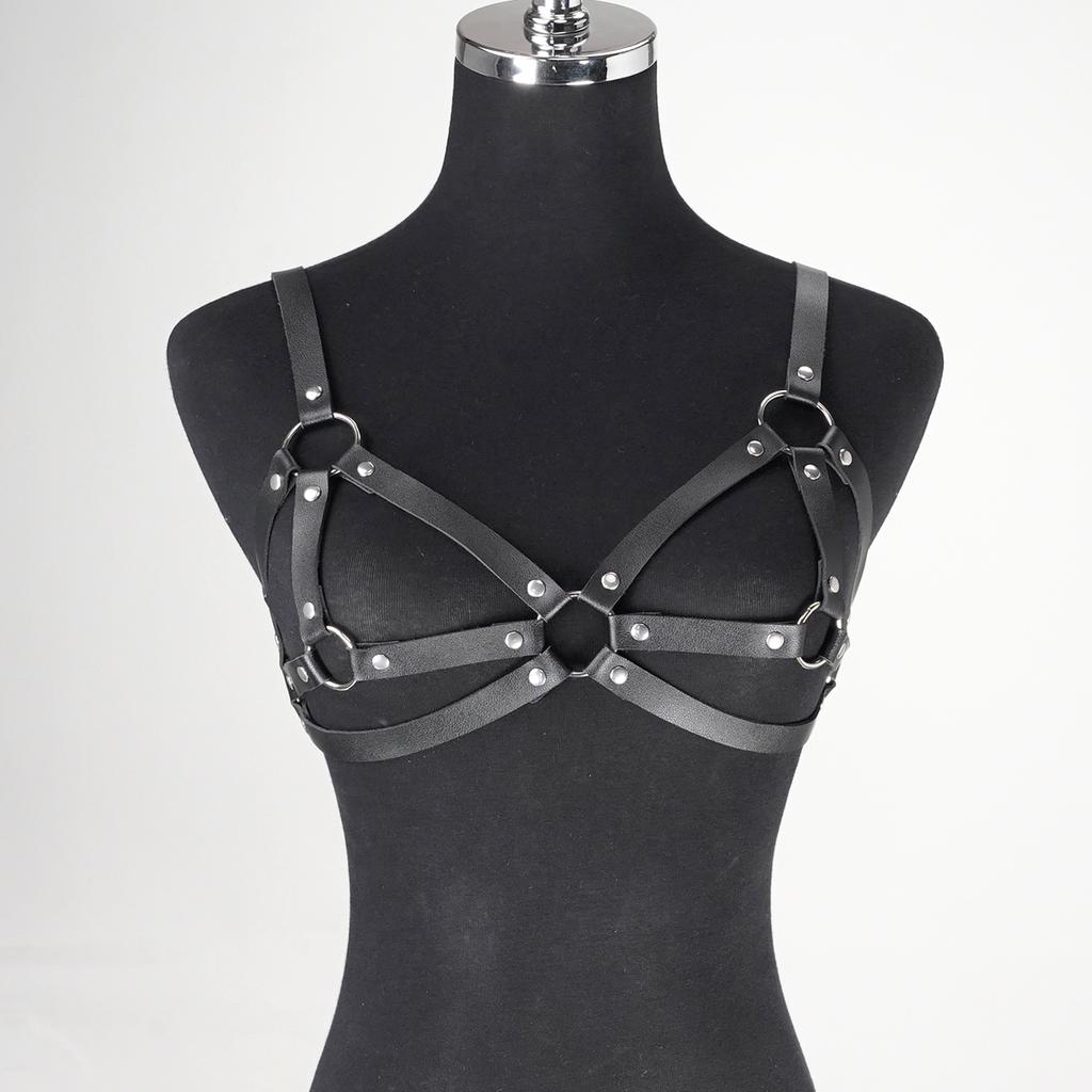 Women'S Sexy Body Straps Gothic Shapewear Corset Chest Straps Suspenders Holiday Gifts Carnival Equipment Clothing Accessories