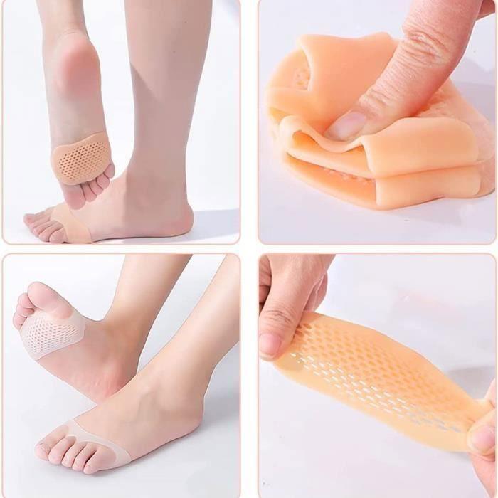 Coussinet Plantaire Gel 6 Pair Coussin En Silicone À L'avant-pied Coussin Gel Pieds Respirants Et Confortable SEMELLE ORTHOPEDIQUE