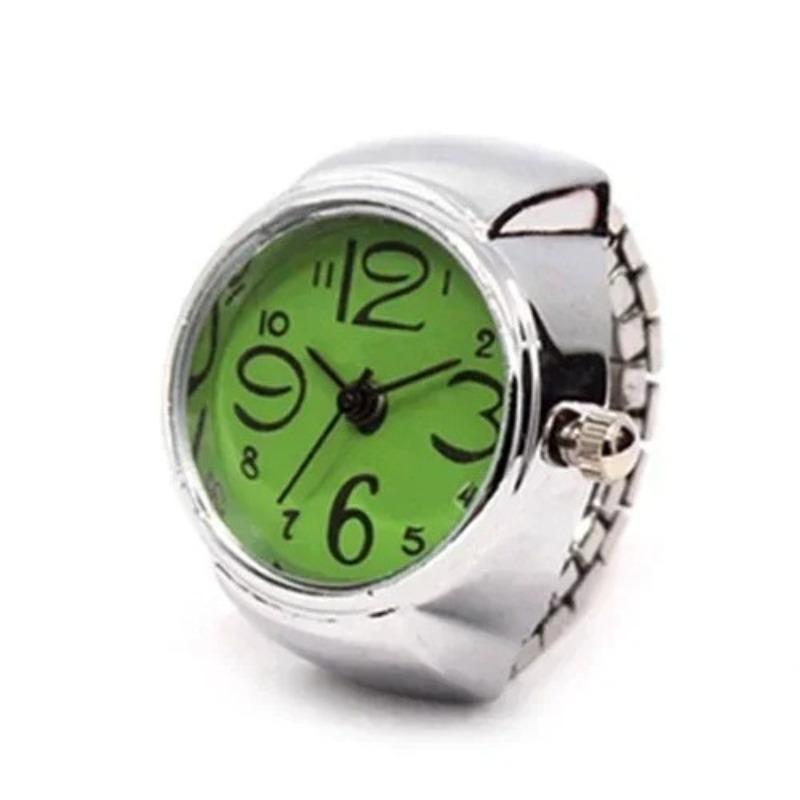 2026 Neue Retro Modische Punk Uhr Ring Vielseitiger Nischen Paar Finger Uhr Mini Uhr Niedliche und Kreative Elektronische Uhr