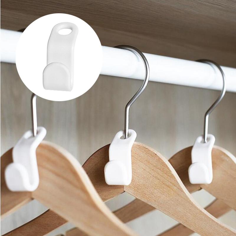 

Штабелируемая вешалка с пряжкой, утолщенный пластиковый соединительный крючок, модный крючок для домашней вешалки, 10 шт.