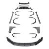 Compatible with Porsche Macan 14-17 CMST Carbon Fiber Body Kit: Front and Rear Lips, Tail Wing, Fender.
