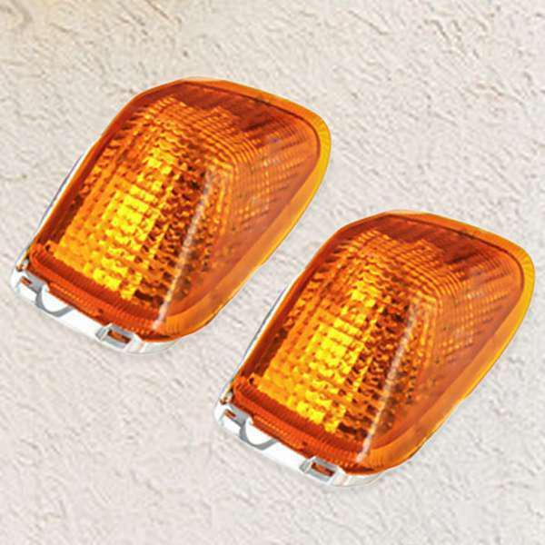 Front Turn Signal Covers for 90-92 Kawasaki ZZR400 Motorcycle