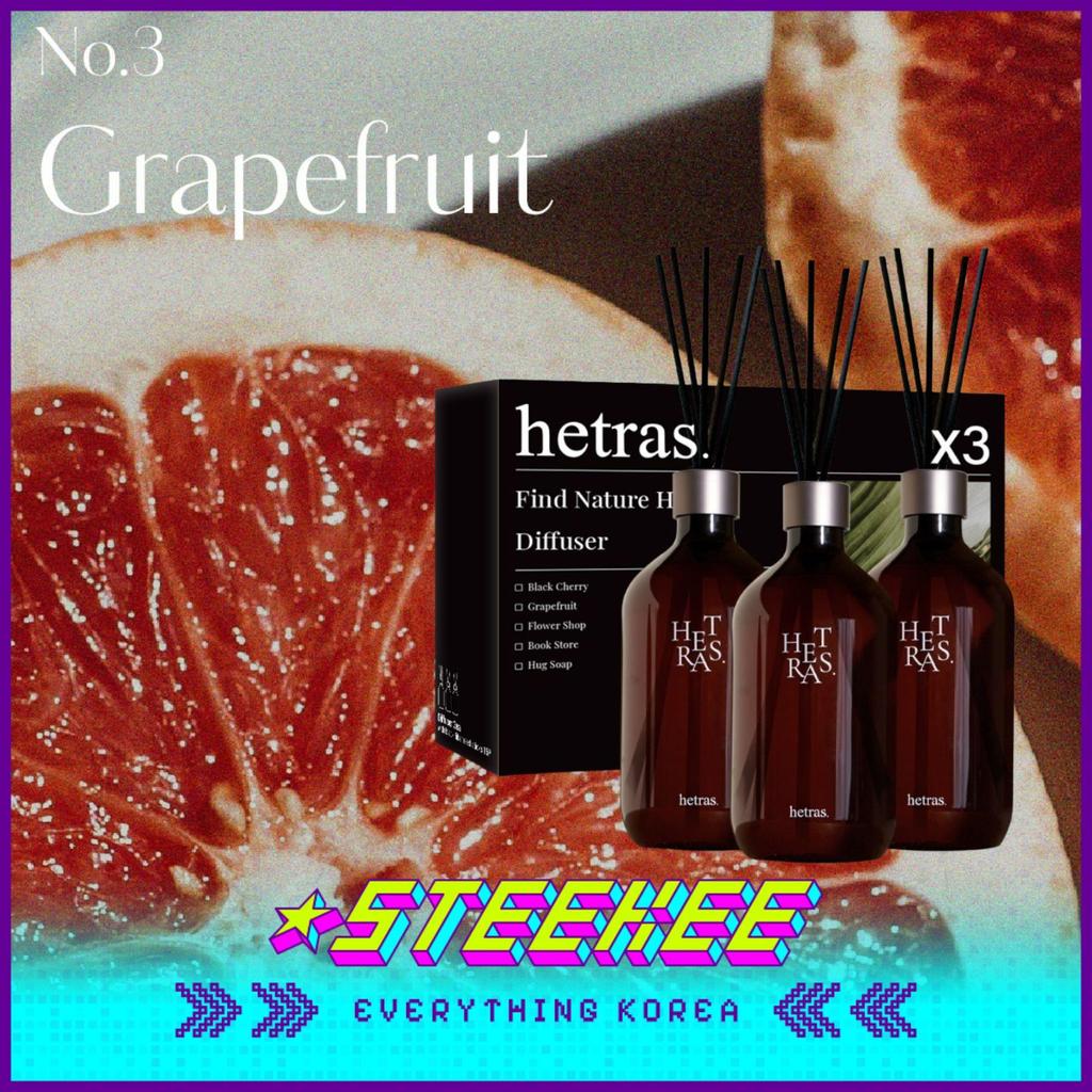 Hetras Premium Diffuser Home Fragrance Set of 3 1500ml by Steekee Korea 3050