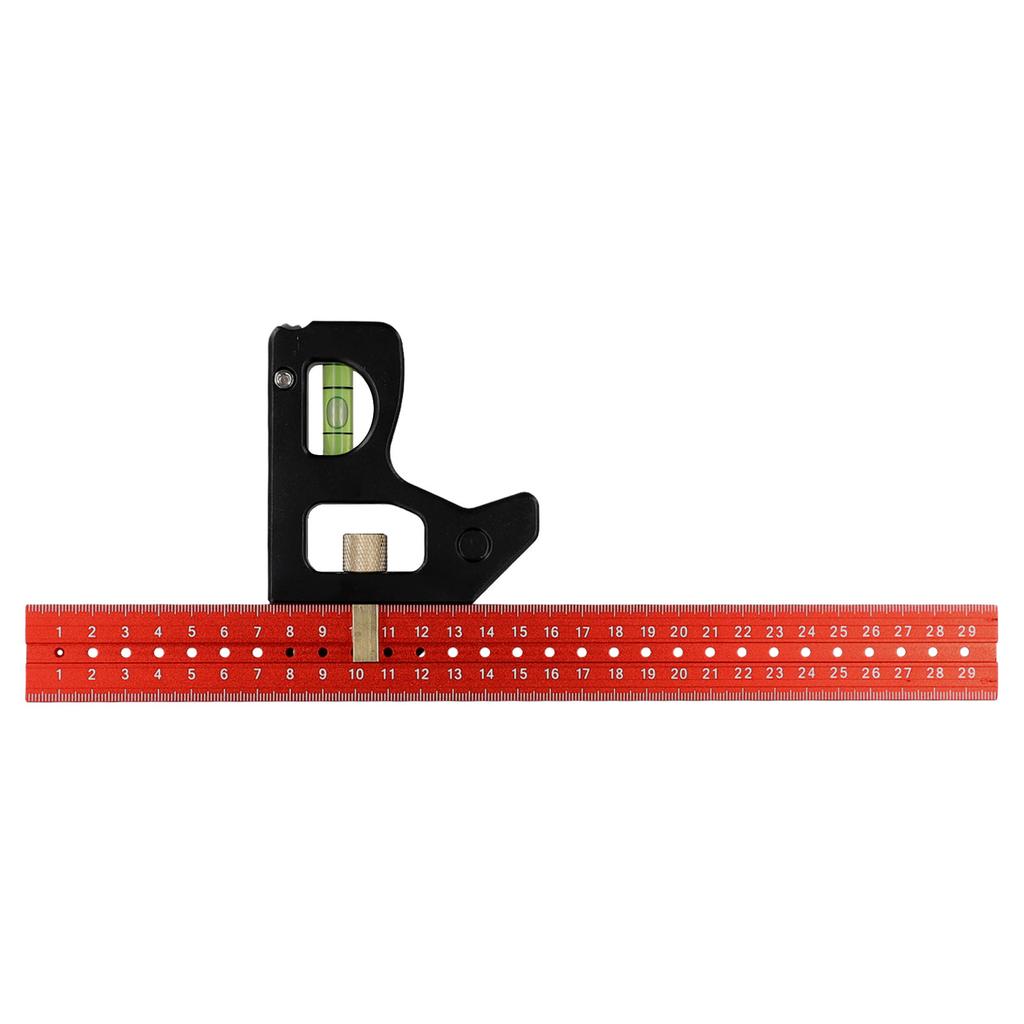 Lightweight For Amateur DIYers Angle Ruler Positioner Movable Scale Groove Design Scale Locator Aluminum Alloy