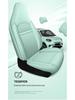 2022 Leapmotor T03 Star Diamond Leather Car Seat Cover, Gold Edition, All-Season.
