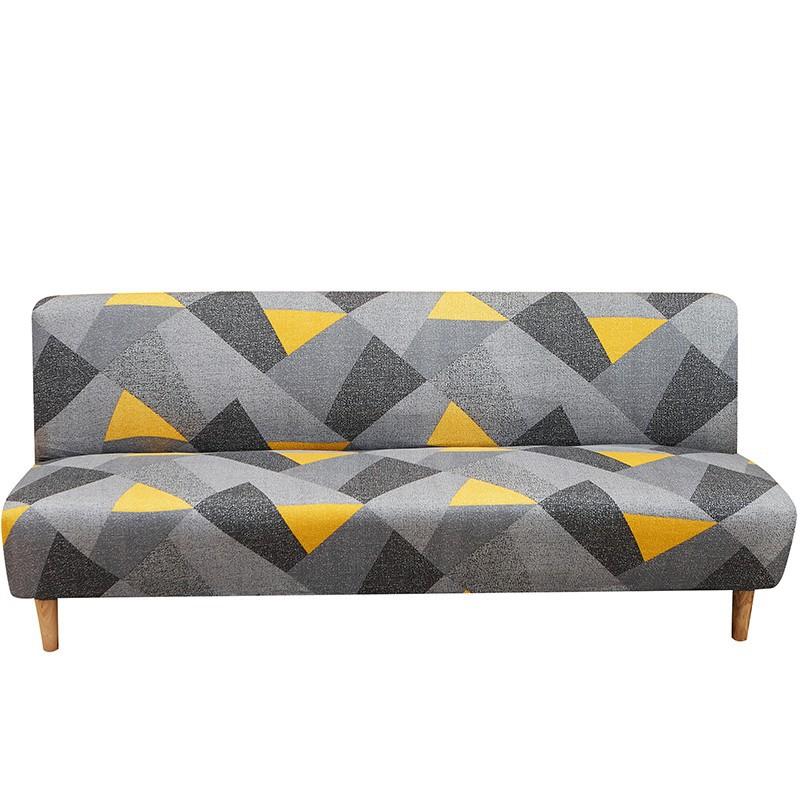 All-Inclusive Four Seasons Solid Color Sofa Mattress Cover Universal Elastic Folding Non-Armrest Lazy Sofa Bedspread