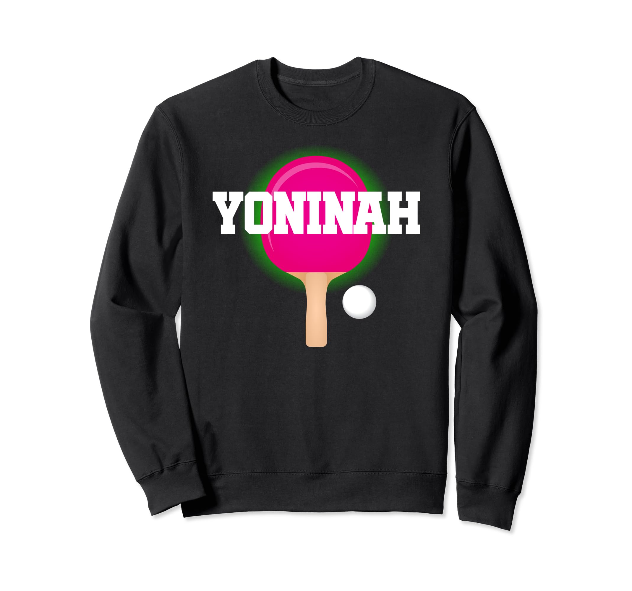 

Yoninah Name Girl Table Tennis Ping Pong Game Racket Sports Trainer чёрный