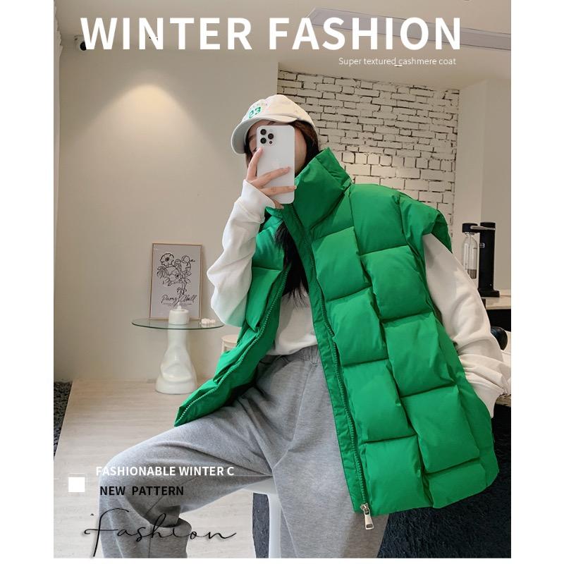 Vestă groasă pentru bărbați și femei, jachetă din bumbac cu puf