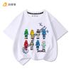 Phantom Ninja Limited Edition Printed T-Shirt for Big Boys and Girls - Children's Summer Cotton Short-Sleeved Shirt