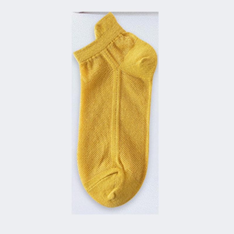 Women's Socks, Short Socks, Summer Thin Boat Socks, Black and White Mesh Ear Lift Sports, Candy-colored Shallow Socks, Summer Trend