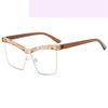 Square Eyebrow Frame Hyperopia Eyewear Photochromic Anti Blue Light Computer Women Reading Glasses 0 to +600