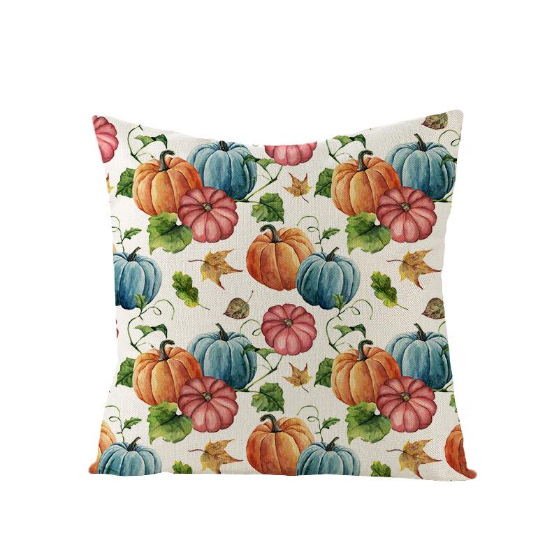 Neue Halloween Polyester Kissenbezug Zuhause Zuhause Schlafzimmer Sofa Kissen Lendenkissenbezug