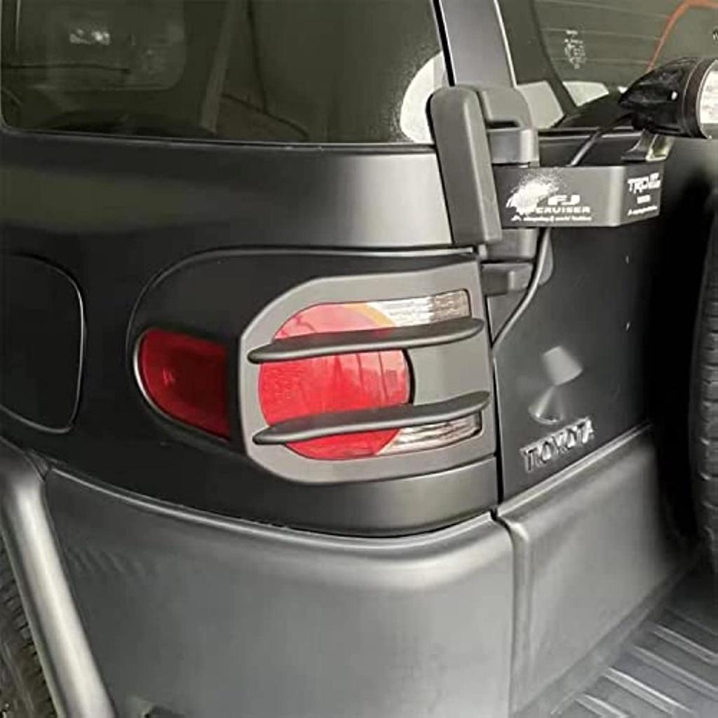 For Toyota FJ Cruiser ABS Black Car Exterior Front & Rear Lamp Protection Cover Decoration Accessories FJ Cruiser