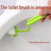 Long-Handled Curved Toilet Brush for Efficient Cleaning